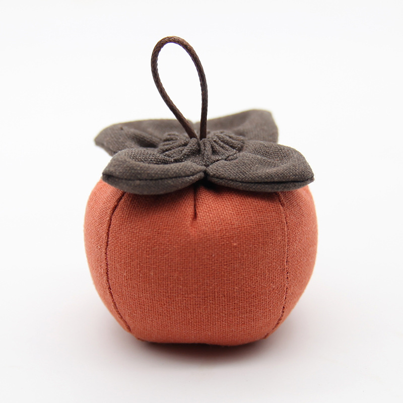 Patchwork hecho a mano DIY bordado material paquete Lu bordado novato caqui colgante niños regalo caqui bolsita