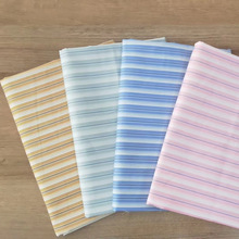 全棉布料儿童条格服装面料 纯棉床品印花棉布 斜纹碎花diy布批发