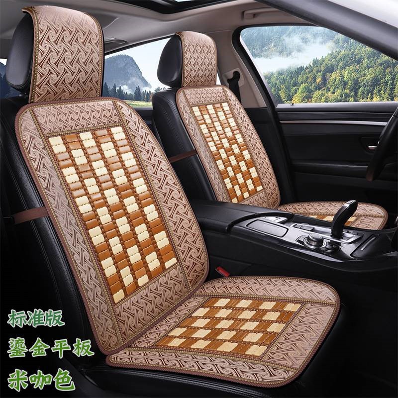 Excavator Seat Cushion Single Seat Four Seasons Sany Xcmg Caterpillar Kobelco Komatsu Summer Bamboo Breathable Excavator Seat Cover