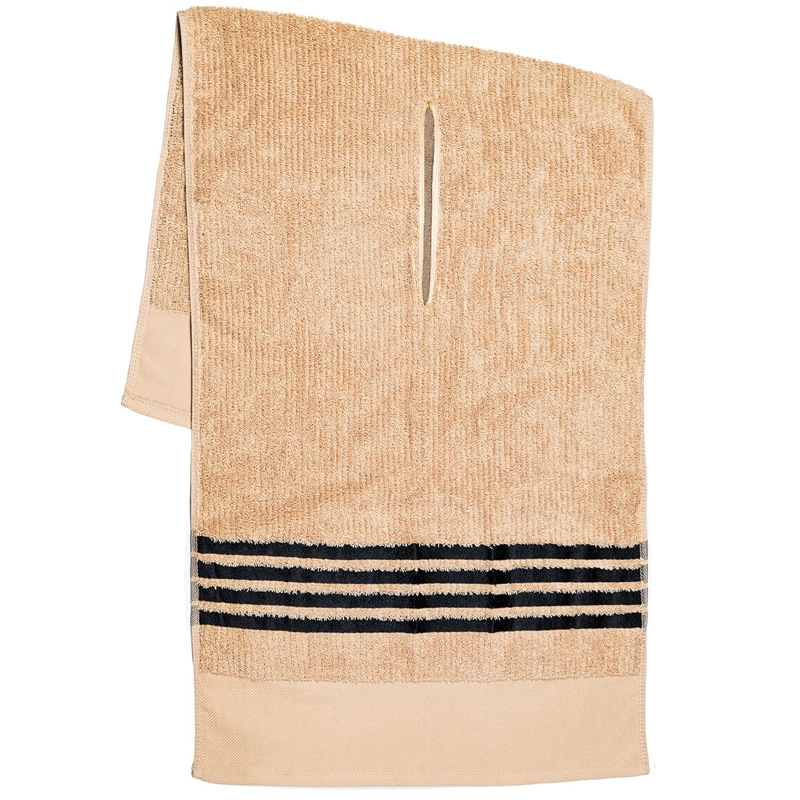 밝은 갈색 배경에 검은색 줄무늬가 있음