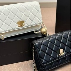 包包女高级感时尚百搭菱格链条小方包小金球单肩女包小香风斜挎包