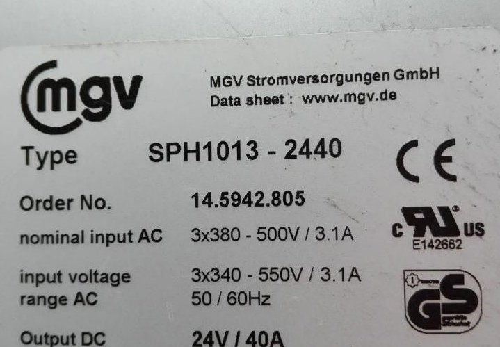 mgv Switch key, power supply, genuine import module, Germany