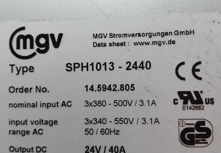 mgv Switch key, power supply, genuine import module, Germany