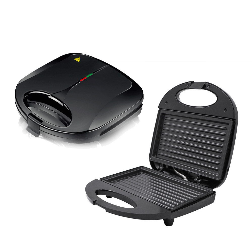 Transfronterizo 110v máquina de sándwiches máquina de waffles barbacoa de doble cara calefacción multifuncional doméstica