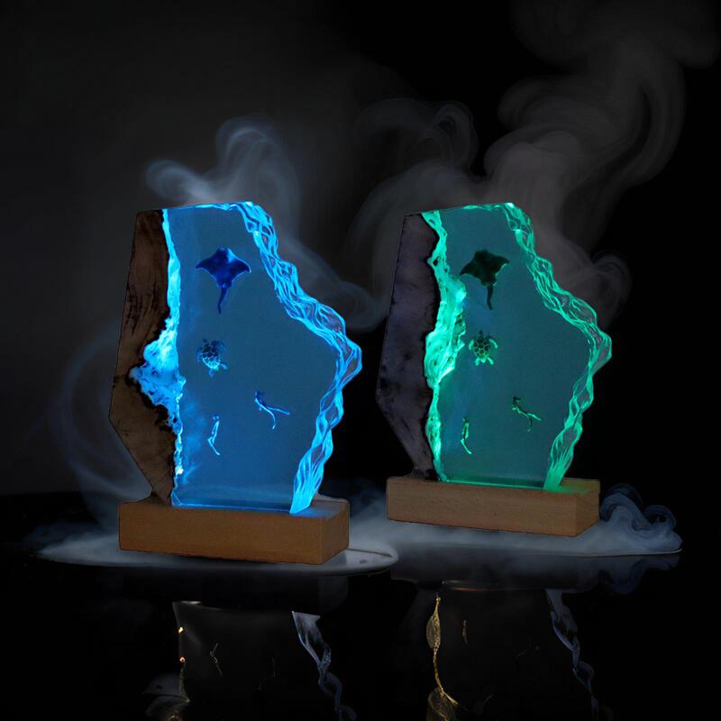 Epoxy Resin Marine Micro Landscape Decoration Creative Award Meeting Commemorative Gift Handmade Crafts
