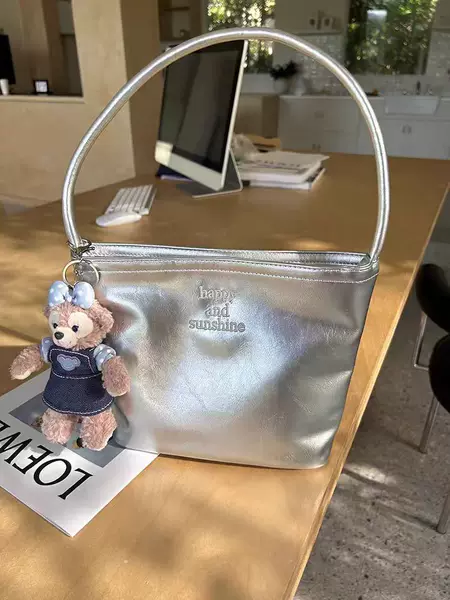 Women's Bags 2025 New Trendy Fashion Embroidered Versatile Casual Underarm Bag High-End Stylish Single Shoulder Handbag Bucket Bag
