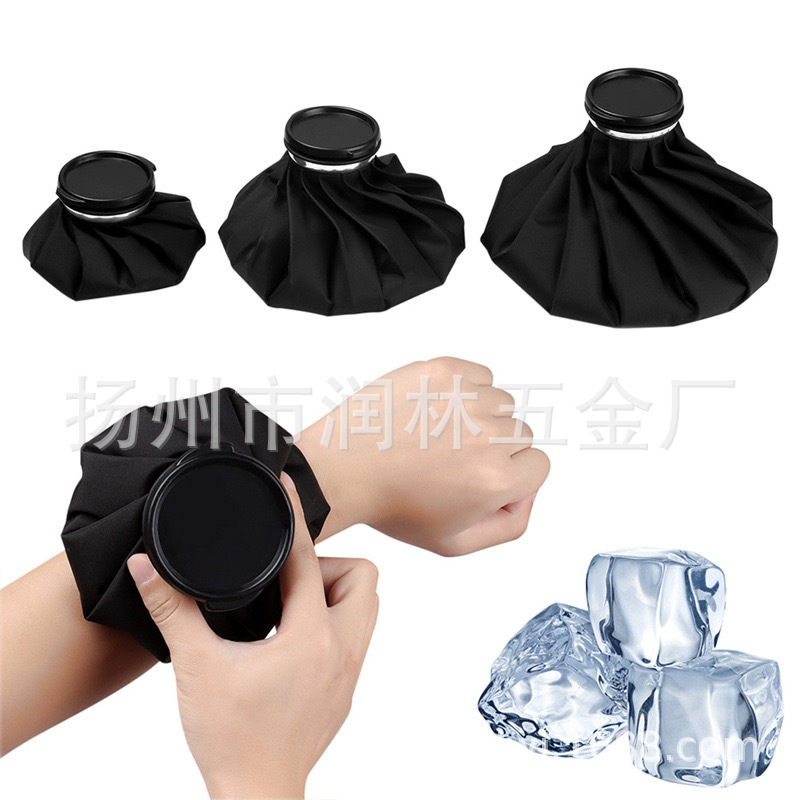 黒冷热敷布アイスバッグアイスパックアイスブロック注水理学疗法袋缲り返し使用reusable iceパック