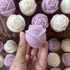ローズの香りのキャンドル無煙バレンタインデークリエイティブ誕生日ギフト無煙の香りロマンチックな結婚式のお土産卸売