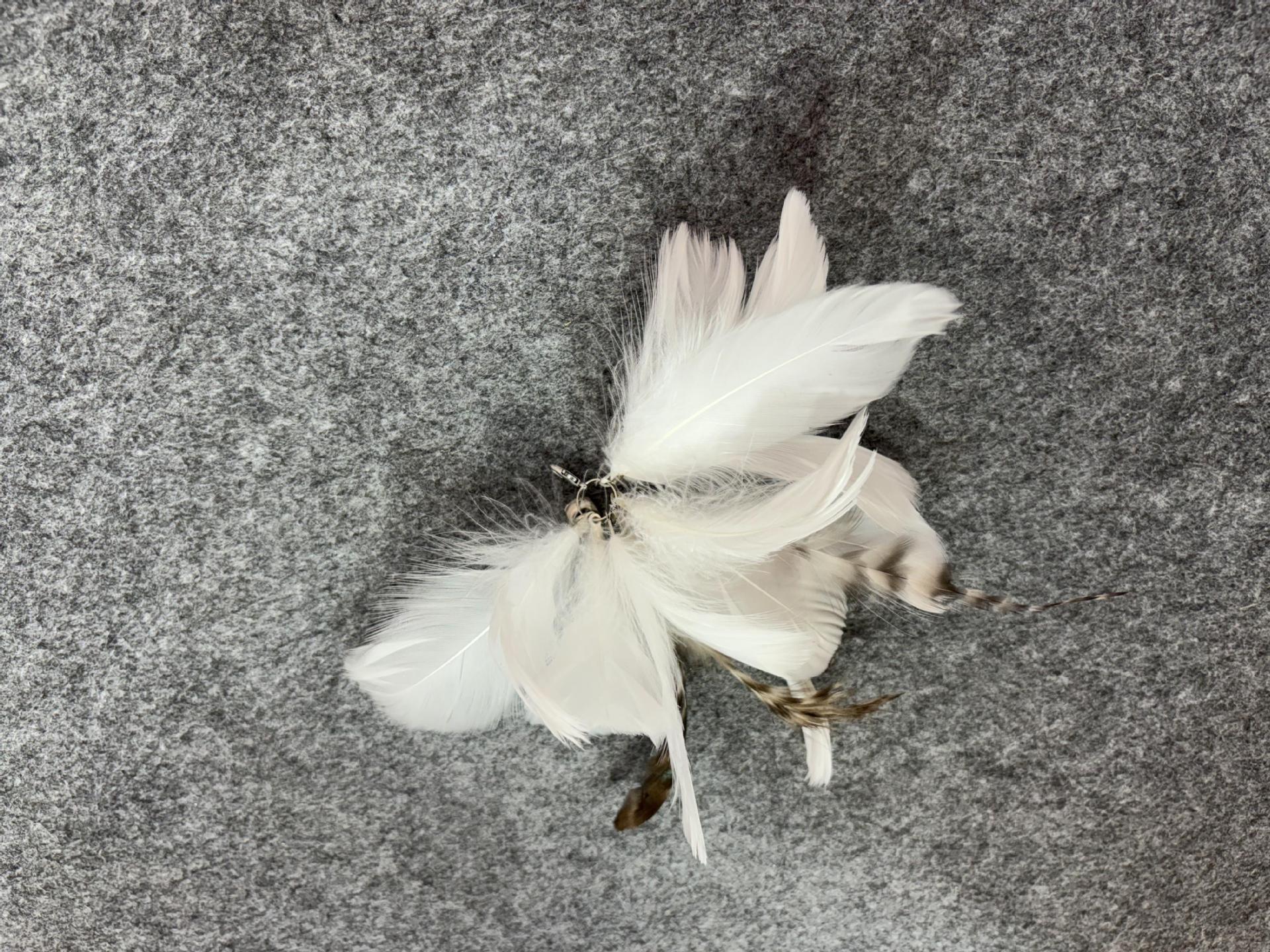 개별 깃털 머리