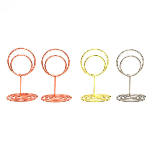 Peacock Round Metal Note Clip Photo Clip Message Clip Vertical Desktop Round Creative Business Card Clip Ornament Clip