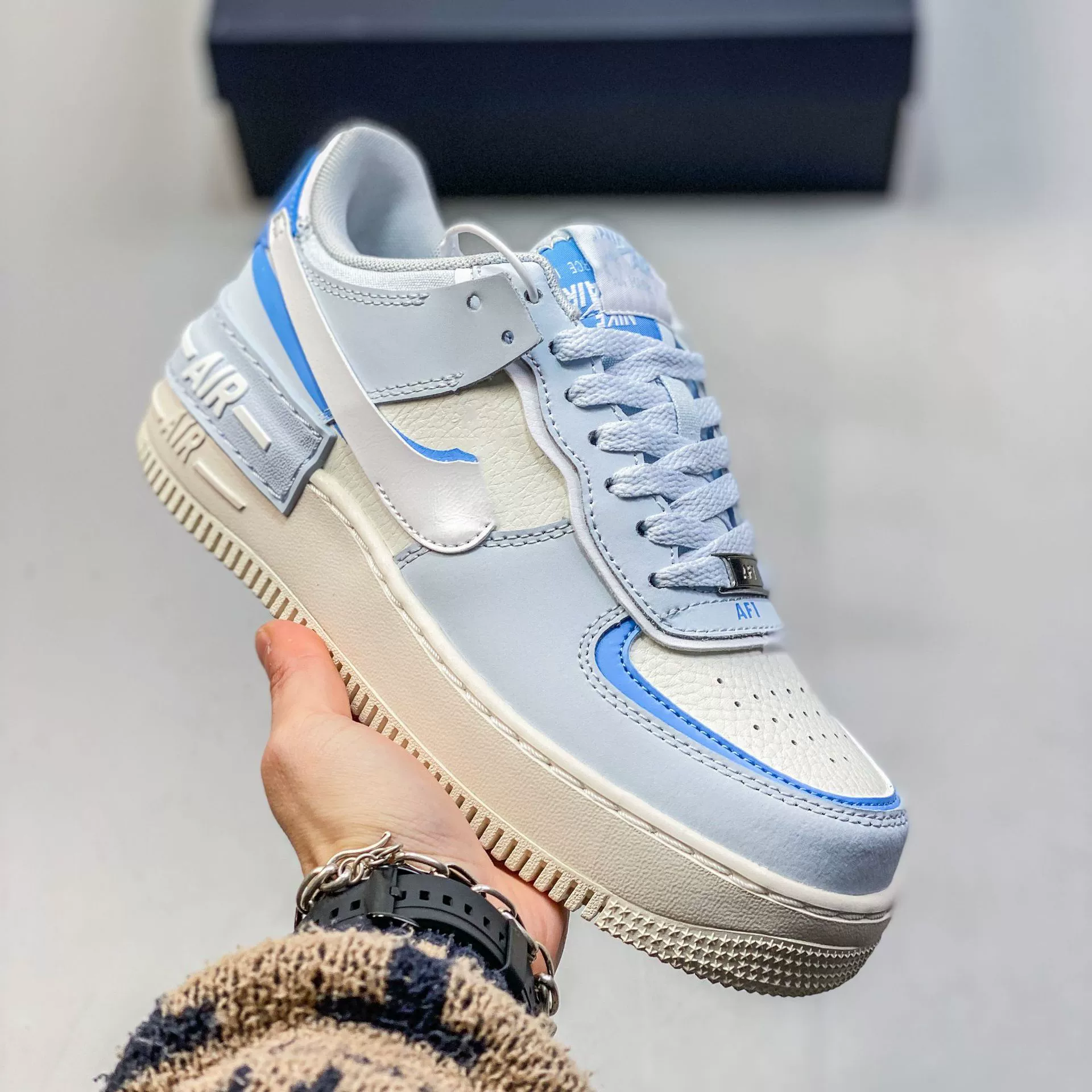 Nike Air Force 1 Shadow, универсальные кроссовки для мужчин и женщин платформа