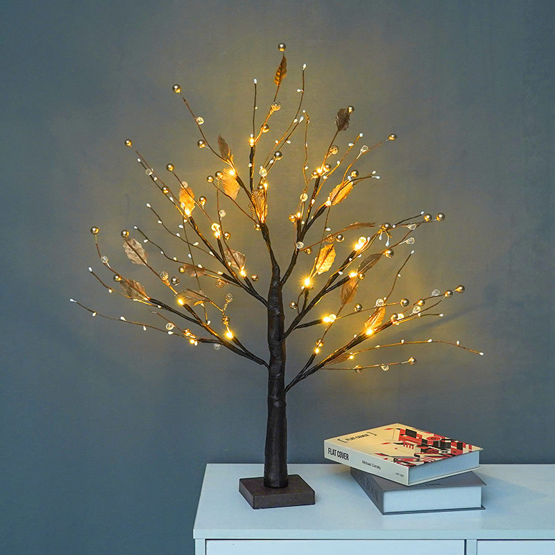 Factory Wholesale Tree Lamp LED Fruit New Style Illuminating Branch Lamp Retro Bedroom Indoor Home Decor Lamp