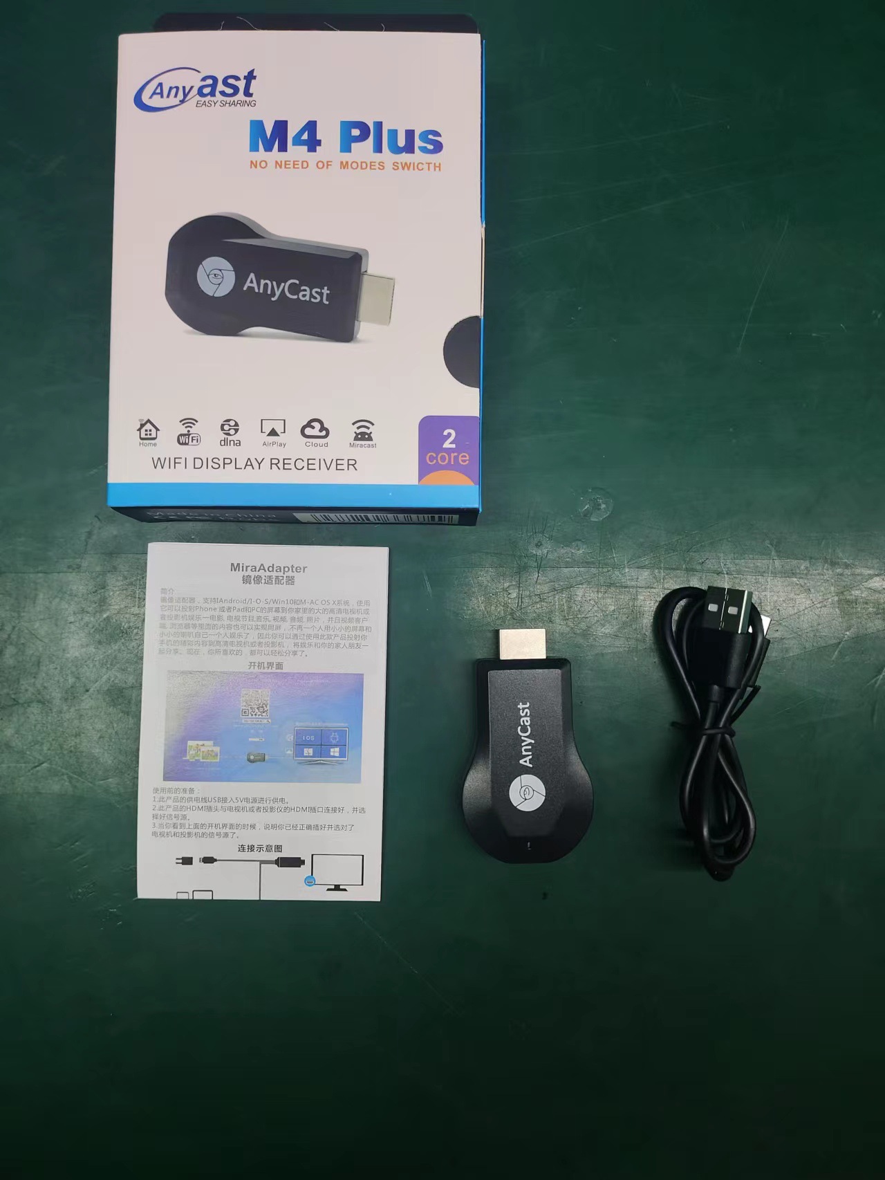 Aplicable a Apple Android teléfono móvil WiFi proyector m2 M4 M9 HDMI inalámbrico mismo dispositivo de pantalla anycast push