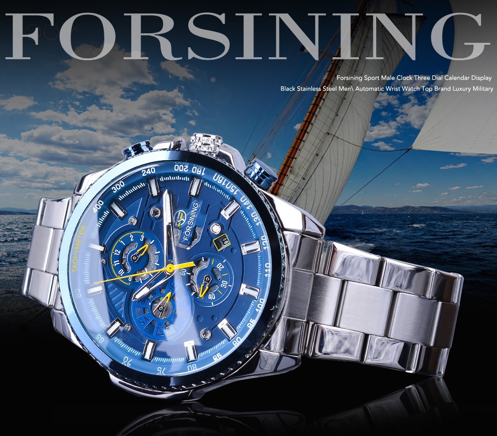 Men's Mechanical Watch Waterproof Automatic Fashion Wristwatch_voghion.com