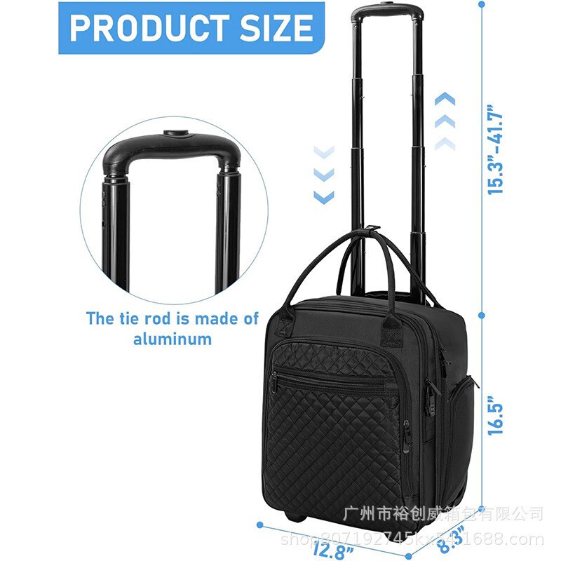 Boarding Trolley Travel Bag, Hand Luggage Bag, Wheeled Suitcase, 20inch Carry-On Boarding Bag, Business Trip Bag
