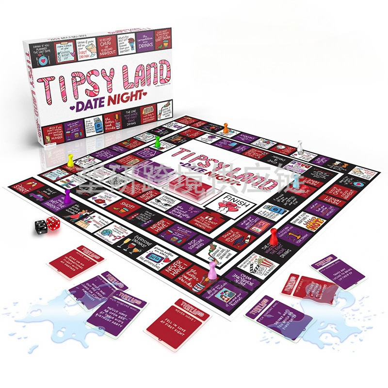A large amount of spot Tipsy Land Party Board Game Party chessboard…