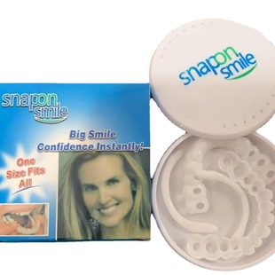 Second-generation simulation elderly eating chewing braces temporary whitening universal shaping cover door gap tooth decay teeth teeth