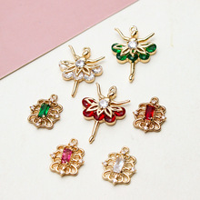 diy�Ʒ��� ��ɫ�~�T΢��ʯ����Ů���L���������h��������