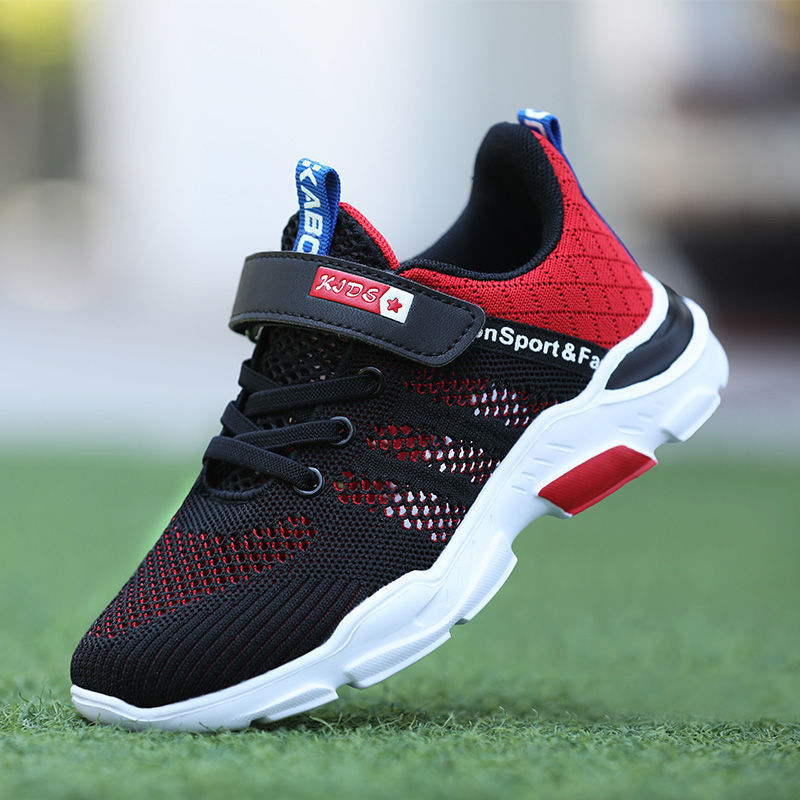 Zapatos infantiles para niños Zapatos deportivos para niños 2022 nuevo primavera y otoño Zapatos de malla transpirables para niños de edad media y media