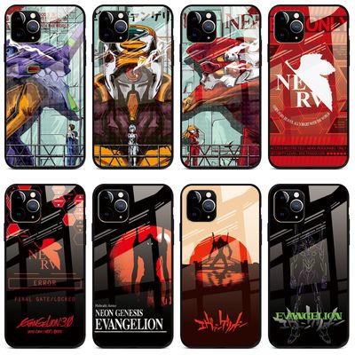 适用EVA新世纪福音战士手机壳苹果12手机壳11Pro玻璃iPhone 8plus