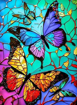 Avtomobil döşəmə paspasları | Room Decoration Painting Hanging Painting - colored-glaze-pattern-29-5080cm