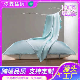 一件代发 真丝枕巾22姆米夏凉100桑蚕丝枕套 丝绸
