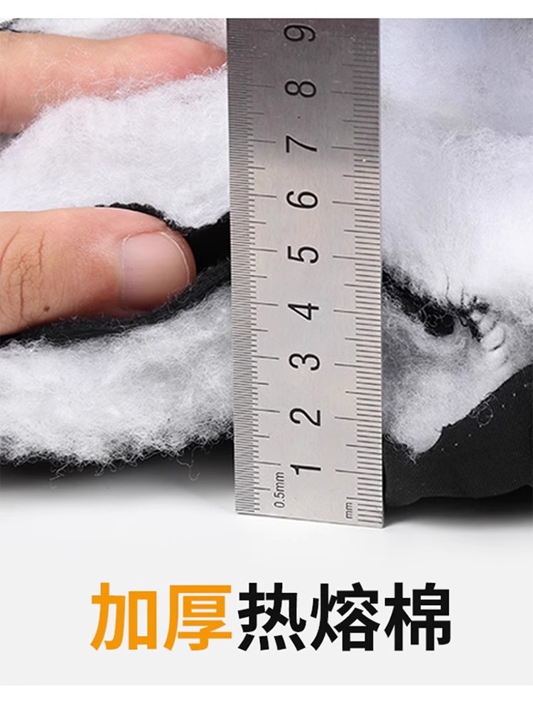 Ropa de refrigeración unida con sombrero impermeable tripulación ropa de algodón de trabajo ropa de algodón caliente chaqueta de algodón de invierno para hombres image 3