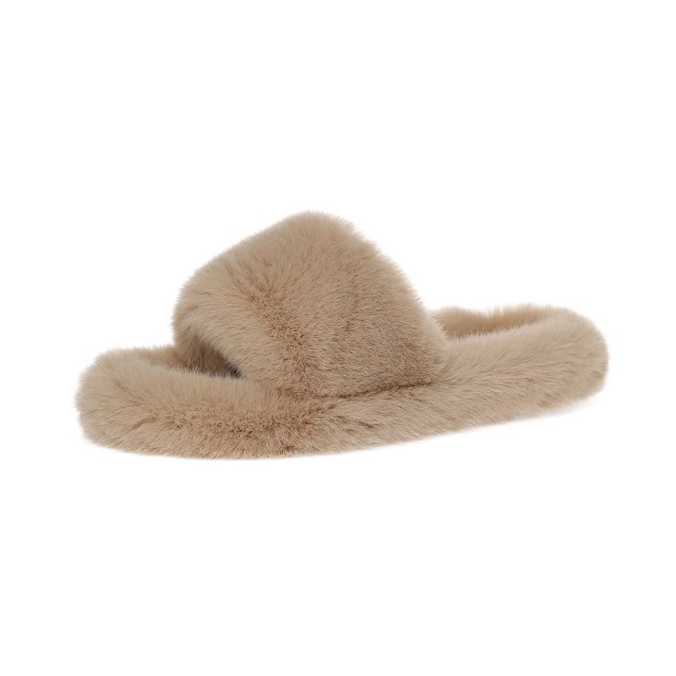 Thick-Soled Wool Slippers NSDFX81611