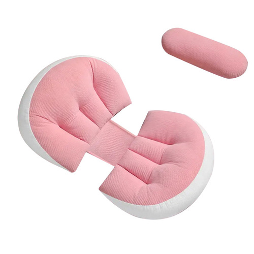 Cross-border pregnant woman pillow waist support side sleep pillow side lying U-shaped pillow pregnancy sleeping god pillow waist support accessory