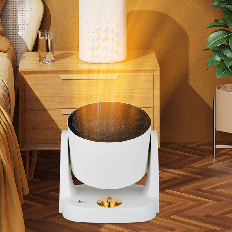 Cyclical Shaking Heated Fan Household Electric Heater Small Steel Cannon Office Heating Fast Heating Energy Saving Power Saving Heating Gadget