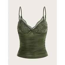 K 26840 V Neck Lace Bow Camisole �Ըе������� �W���羳