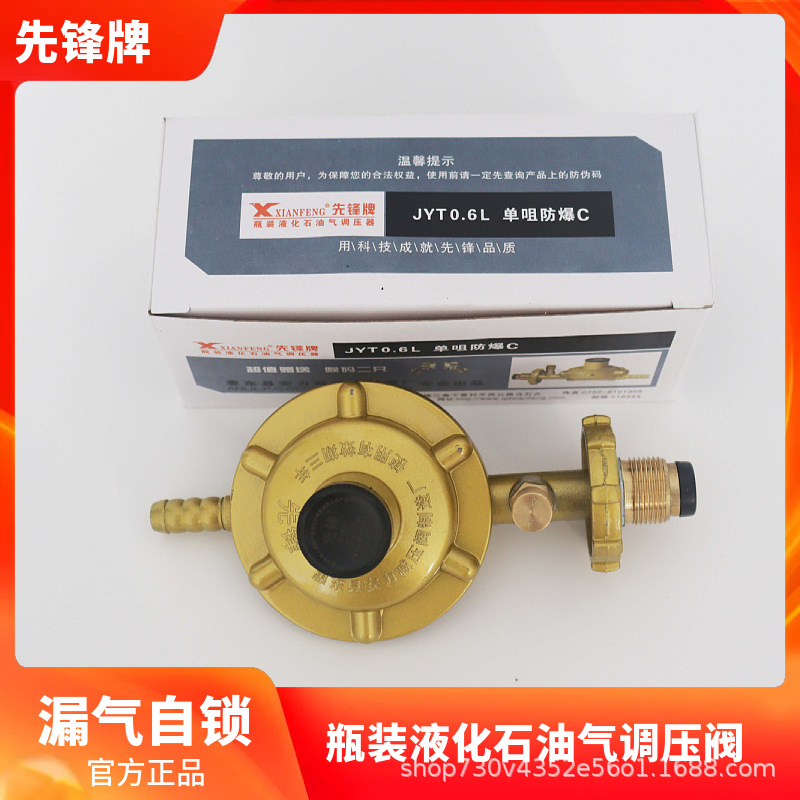 Pioneer Brand New National Standard Household Gas Pressure Reducing Valve Liquefied Gas Explosion-Proof Safety Valve Gas Stove Water Heater Low Pressure Valve