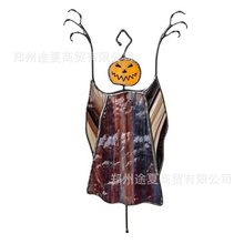 万圣节南瓜稻草人亚克力窗挂饰幽灵哥特装饰蝙蝠装饰