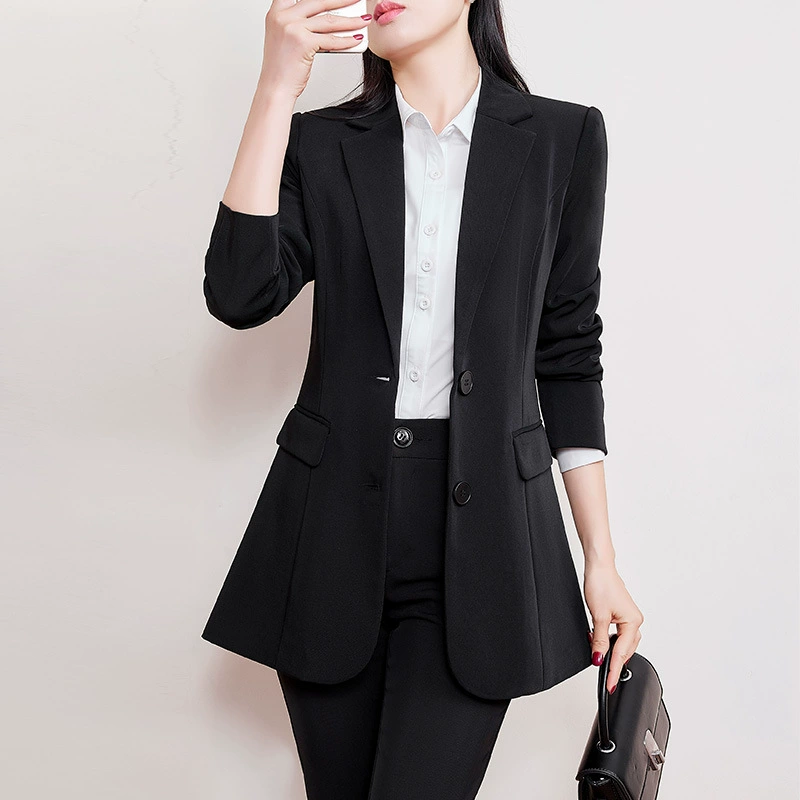 603 пиджак для женщин 2024 новый высококачественный пухлая девушка очень большого размера женский Профессиональный формальный костюм для интервью