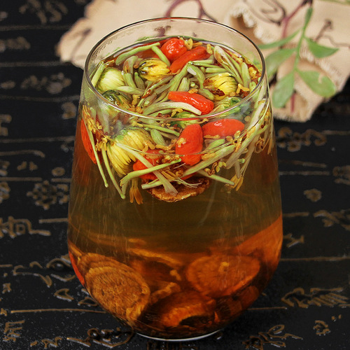 Qiaoyuntang Chrysanthemum Cassia Seed Tea 150g/box 10 sachets Chrysanthemum, Wolfberry, Honeysuckle, Burdock and Osmanthus Tea