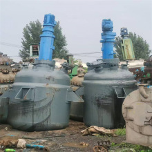 二手加氢高压反应釜 3立方磁力密封搅拌 316衬钛材质外加套内盘管