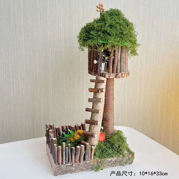 Ladder, hut