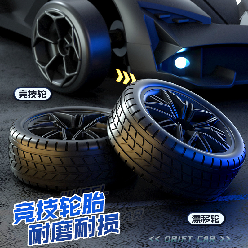 High speed four wheel drive off-road remote control car, racing car for boys, toy, car model, supercar, human sensor 3