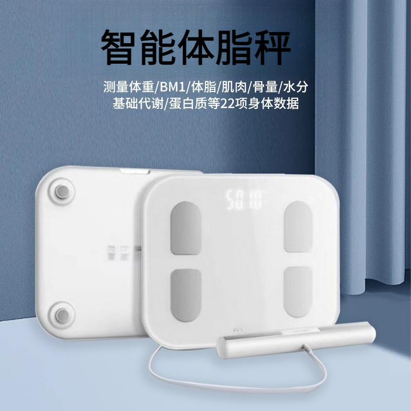 Body Fat Scale Feixun 7 Smart Body Fat Scale Rechargeable Healthy Home Adult Weight Scale Digital Scale Factory Direct