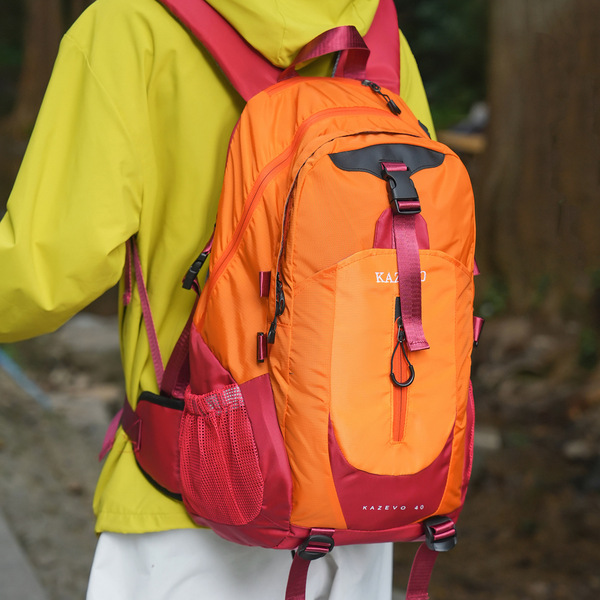 Capacious climbing backpack for men and women