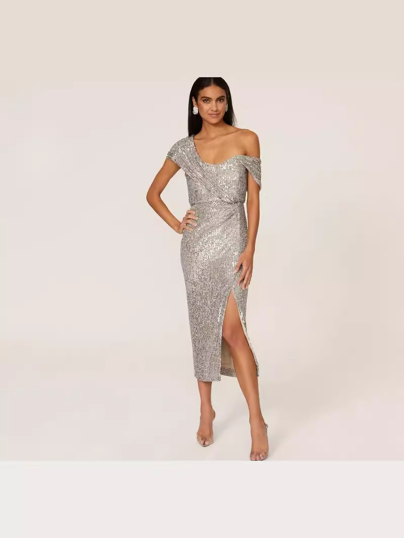 Vestido Sexy con Lentejuelas para Fiesta, Estilo Europeo y Americano, Nuevo en Amazon