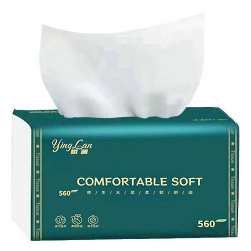 Оптовая продажа больших упаковок туалетной бумаги из первичной древесной массы, больших упаковок бытовых салфеток, 5-слойной туалетной бумаги с рисунком.