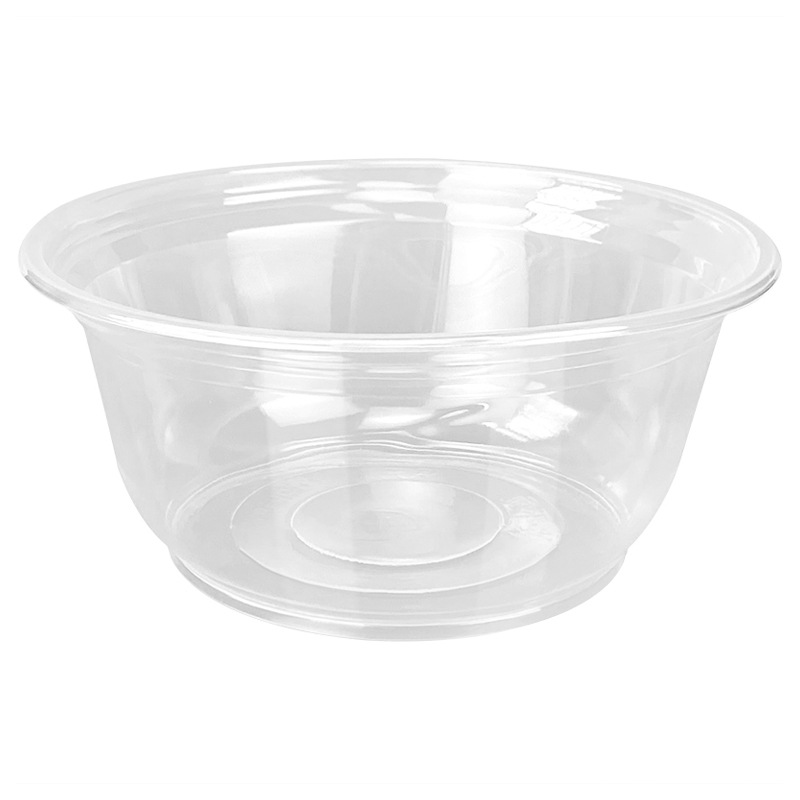 Disposable bowl plastic roundless