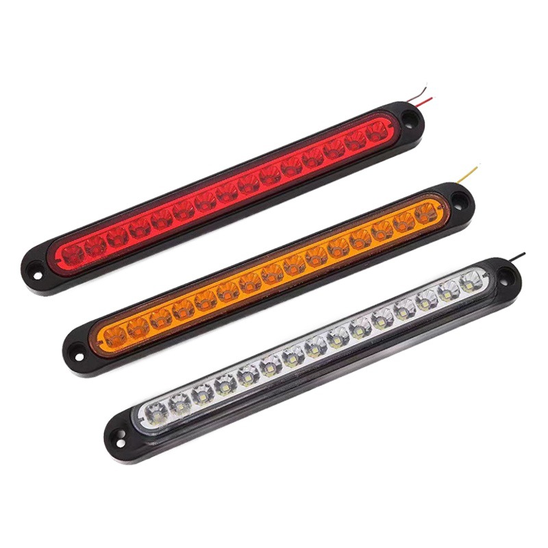 15LED alta freno luz trasera 12V24V coche remolque luz trasera LED camión luz lateral del camión