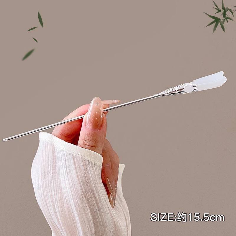 Nuevo estilo chino Maxi falda horquilla 2024 nuevo tocado de horquilla updo de niña estilo antiguo hanfu horquilla