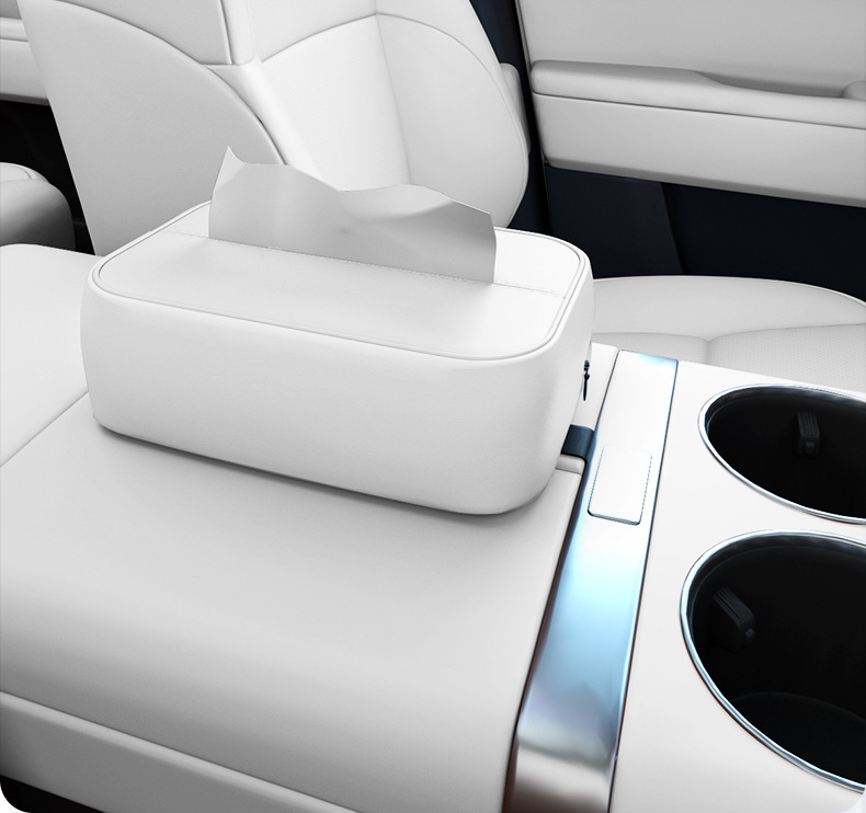 Suitable for Denza N9 Tissue Box, 25 Models of Car Armrest Box Hanging Tissue Holder, Seat Modification Interior Tissue Box