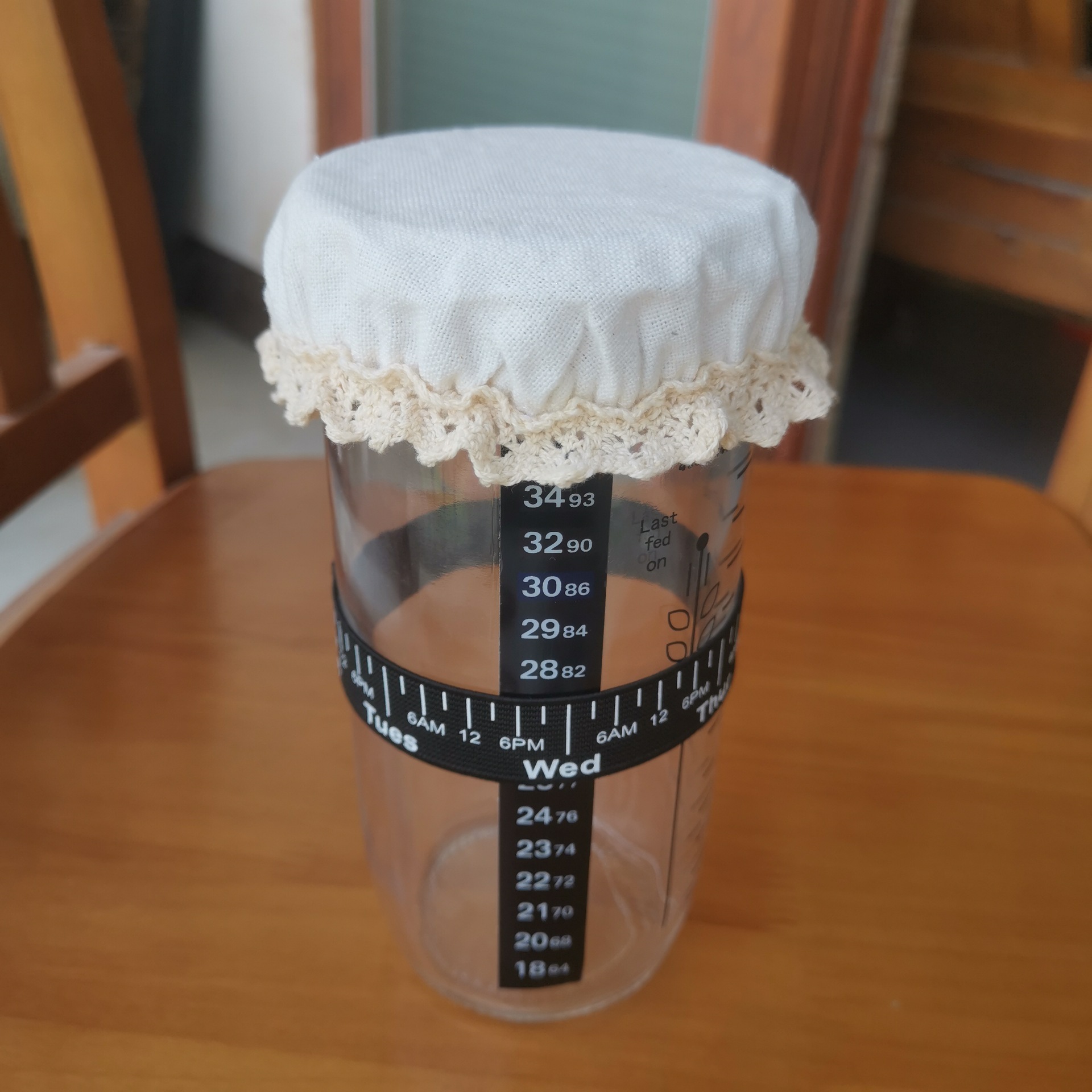 Cotton Fabric Bowl Cover Elastic Dustproof Breathable Bowl Cloth Lid for Bread Fermentation Reusable