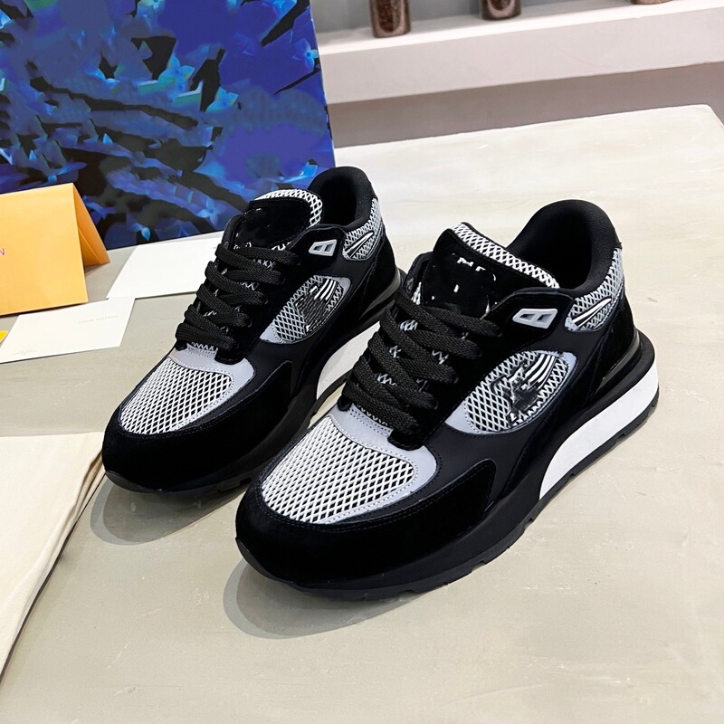 Retro color-blocked thick-soled dad shoes, men's mesh breathable athletic shoes, lightweight and shock-absorbing, trendy men's casual running shoes Retro color-blocked thick-soled dad shoes, men's mesh breathable athletic shoes, lightweight and shock-absorbing, trendy men's casual running shoes