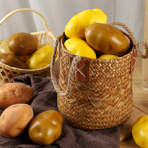 Simulation potato vegetable model foam fake potato for film and television props children's early education cabinet decoration