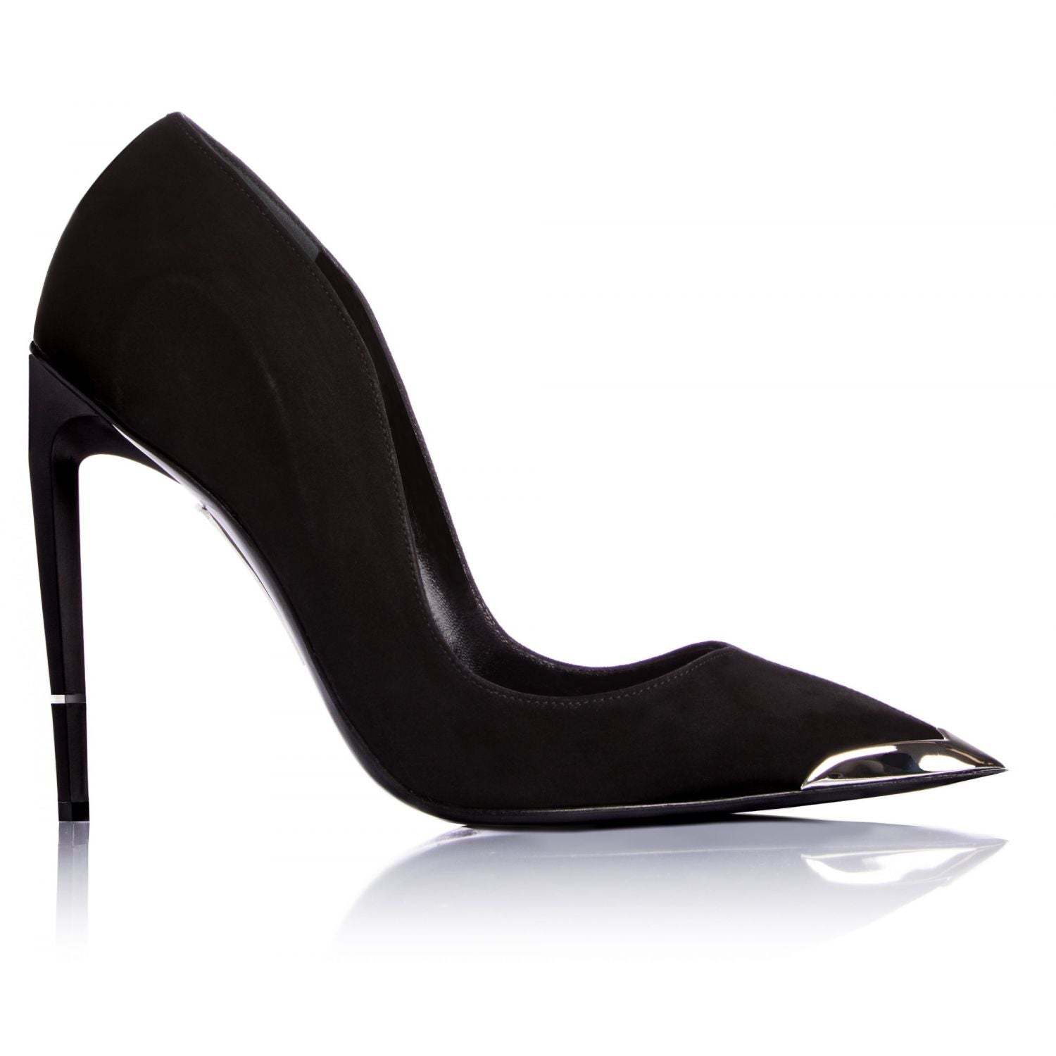 High-end Mature Style Suede For Women, Stiletto 2025 New French Elegant Pointed Toe Party Shallow Mouth High Heels_vogvips.com